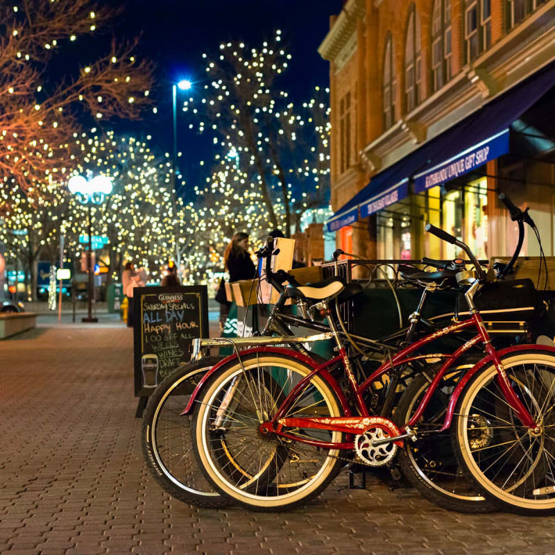 Bicycles near at Senita on Cave Creek in Phoenix, Arizona