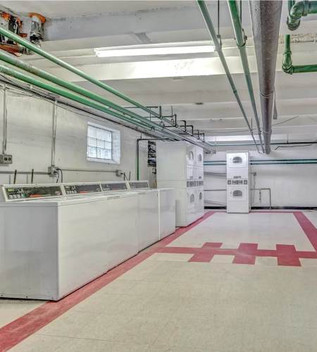 On-site laundry at Chatham Grove Apartments in Chicago, Illinois
