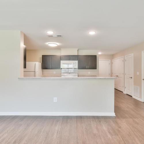 Beautiful kitchen at Canaan Crossing in Madison, Georgia