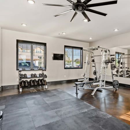 State of the art workout facility at Shannon Creek in Burleson, Texas