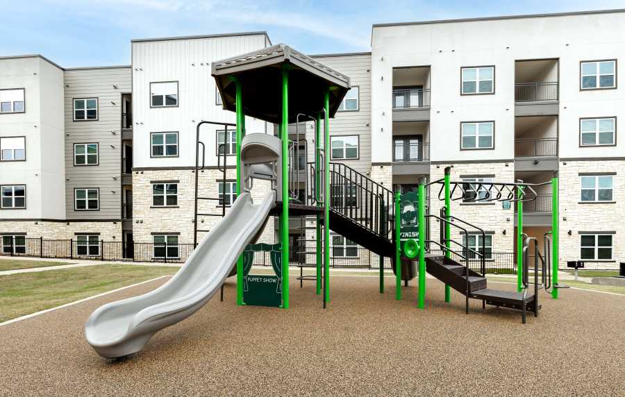 Community playground at The Janson in Del Valle,Texas