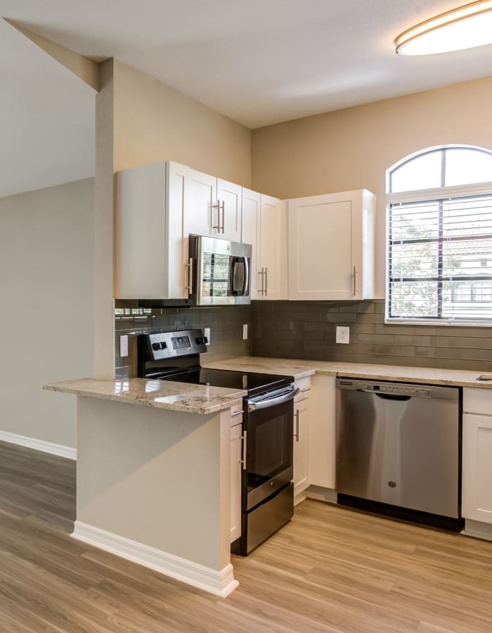 Upgraded kitchen at San Merano at Mirasol