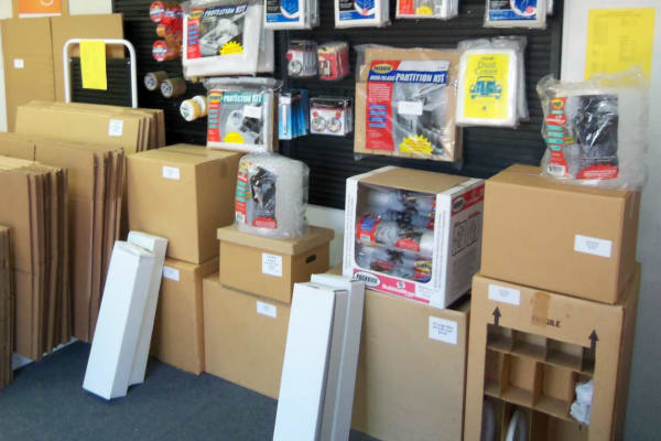 Storage boxes for sale at Self Storage Plus in Alexandria, Virginia