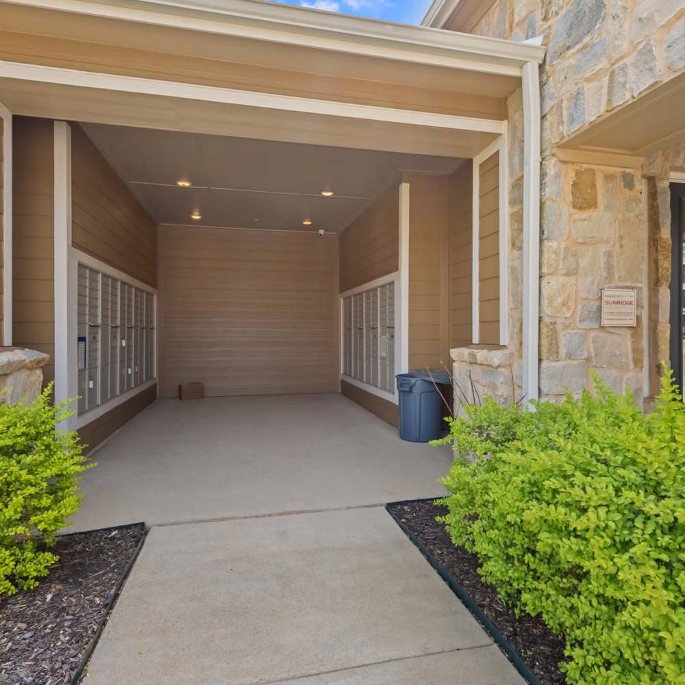 Community mail boxes at Deer Park in Athens, Texas