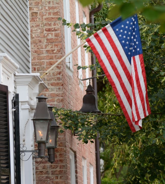 A row of apartments at Lineage at North Patrick Street in Alexandria, Virginia