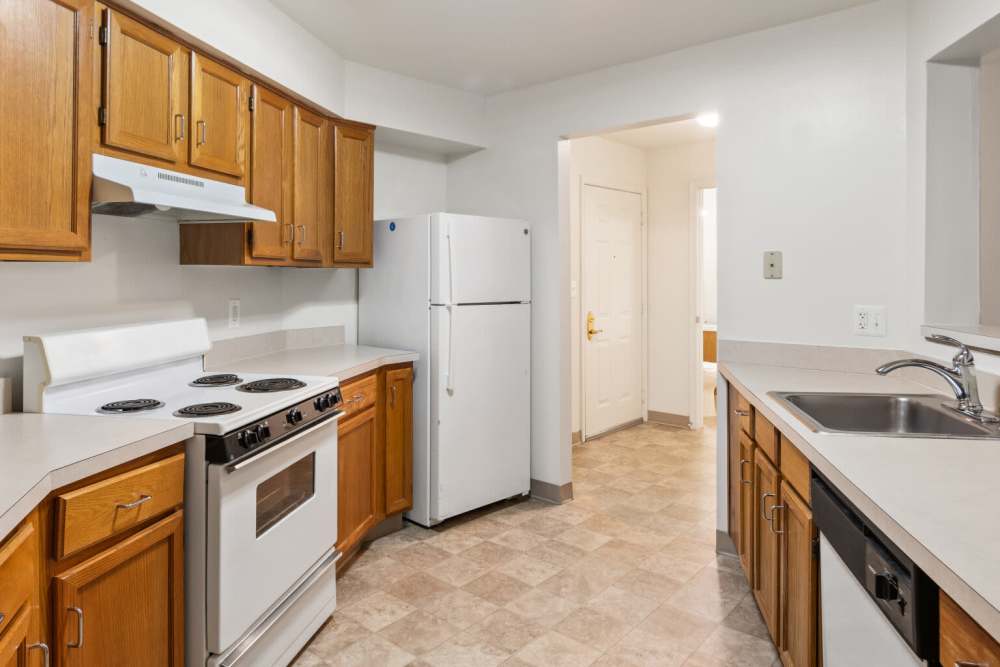 Kitchen at Randolph Village Senior Apartments in Silver Spring Maryland
