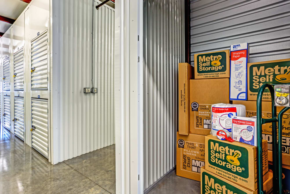 Indoor units at Metro Self Storage in Fort Myers, Florida