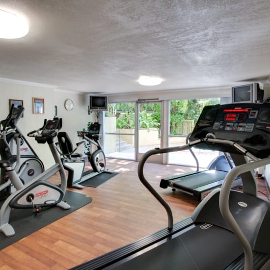 Fitness center at Lafayette Oaks in Lafayette, California