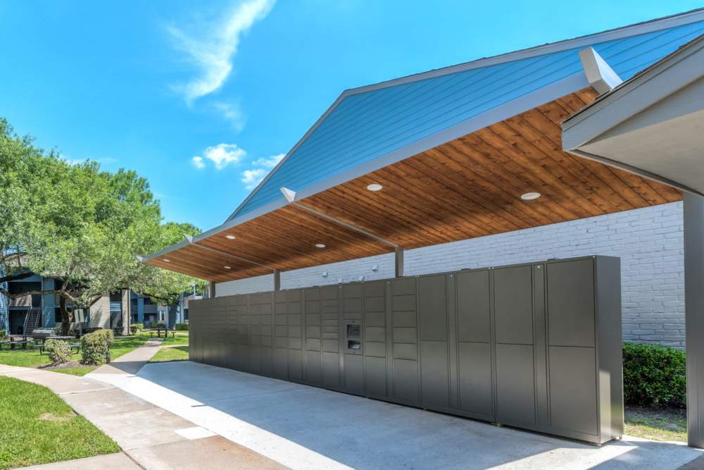 Storage facility at Warwick at Westchase in Houston, Texas