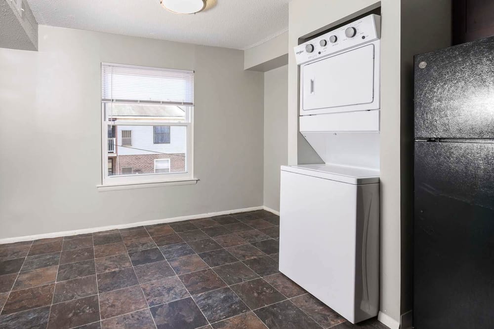Washer and dryer at The Commons, Bensalem, Pennsylvania