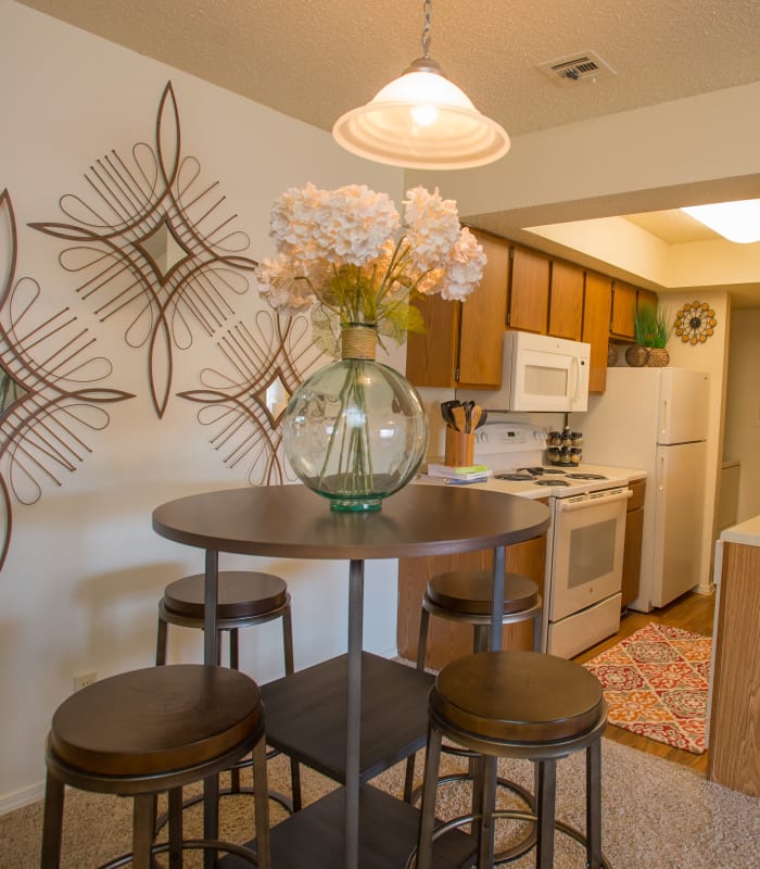 Dining area at Chardonnay in Tulsa, Oklahoma