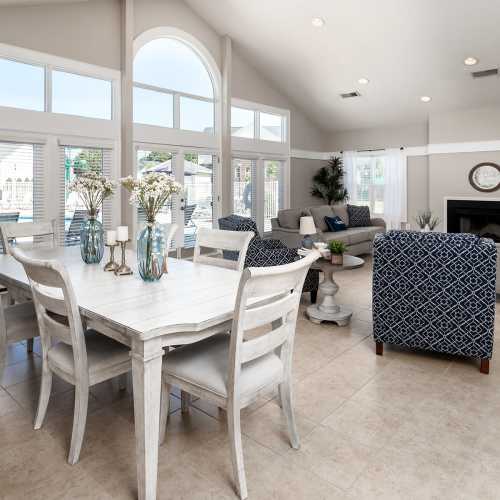 Clubhouse dining area at Mills Creek in Gastonia, North Carolina