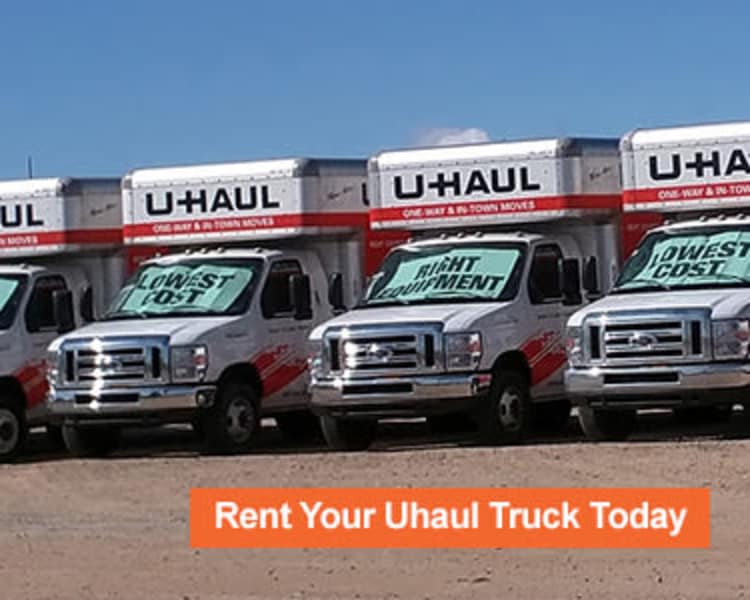 Moving truck rentals at Stor-All Self Storage in Melissa, Texas