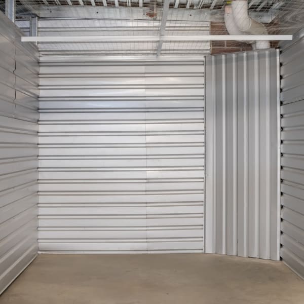 Inside a climate-controlled unit at StorQuest Self Storage in Phoenix, Arizona