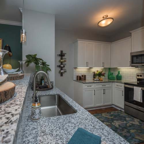 Kitchen at Avonlea On The River in Duluth, Georgia