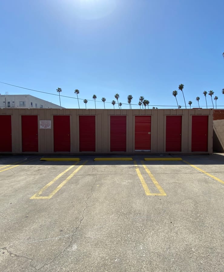 Outdoor units at StorQuest Self Storage in Los Angeles, California