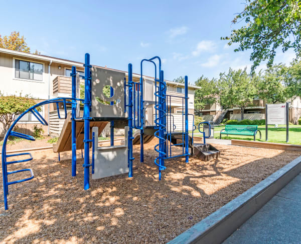 Playground at Parkside Commons Apartments in San Leandro