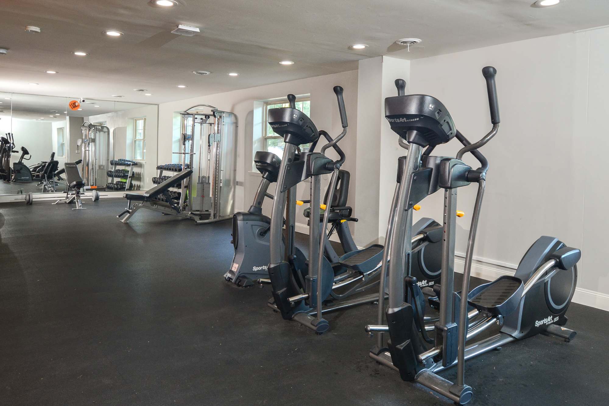Fitness center at Hunters Crossing in Newark, Delaware