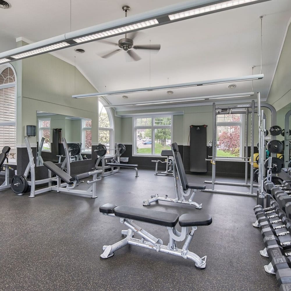 Fitness center at Hawthorne Community, Oakdale, Pennsylvania