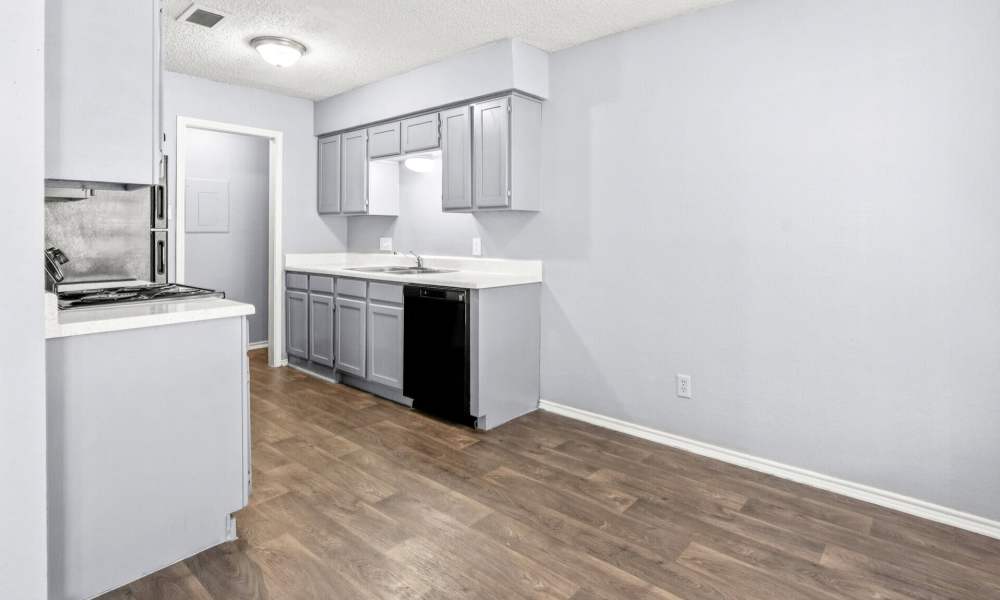 Open kitchen at North Hills Place in Richland Hills, Texas