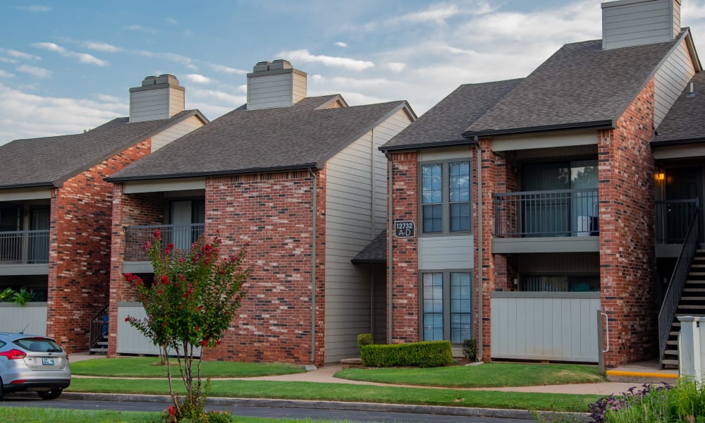 Exterior at The Warrington Apartments in Oklahoma City, Oklahoma