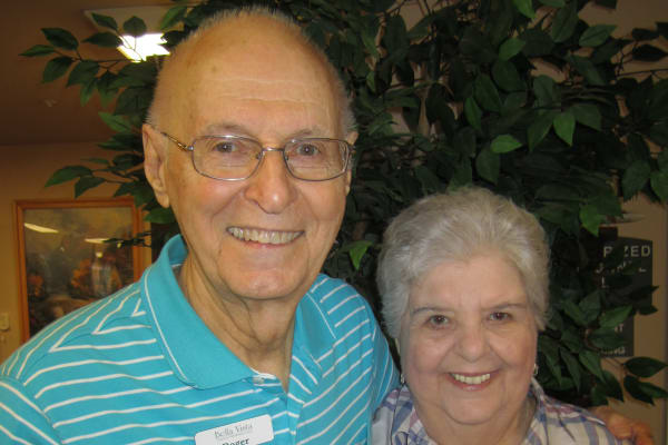 Janis & Roger Campbell, residents at Bella Vista Gracious Retirement Living in Asheville, North Carolina
