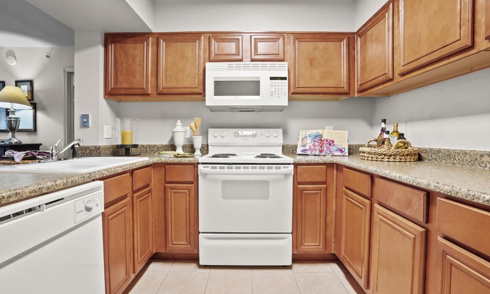 Kitchen at Villas at Stonebridge in Edmond, Oklahoma