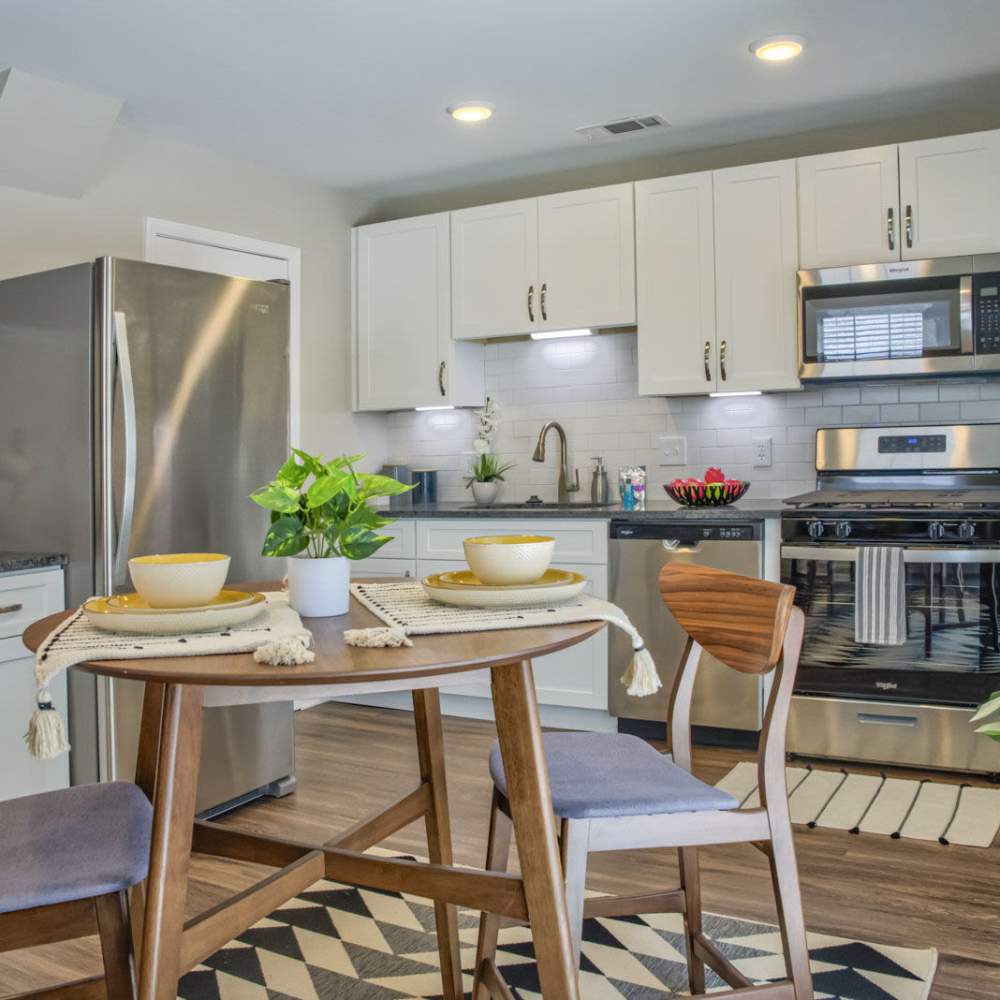 Dining table with chiar at Avonlea Westside in Atlanta, Georgia