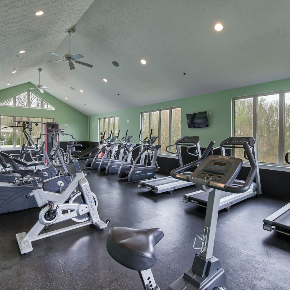 Fitness center at Chatham Commons, Cranberry Township, Pennsylvania