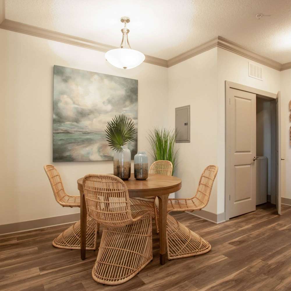 Dining table at Glades at Gulf View in Port Richey,Florida
