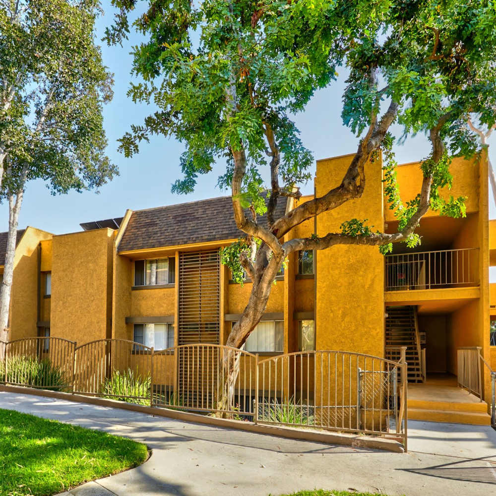 Charming apartments at St. Andrews Gardens in Los Angeles, California