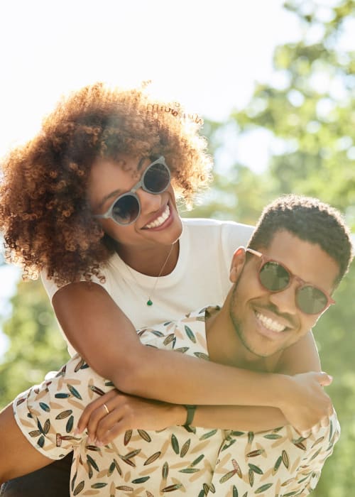 Happy residents in the sun at The Dalton in Pflugerville, Texas