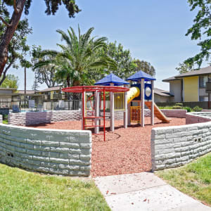 Kid's playground at The Dylan Apartments apartment homes in Oceanside, California