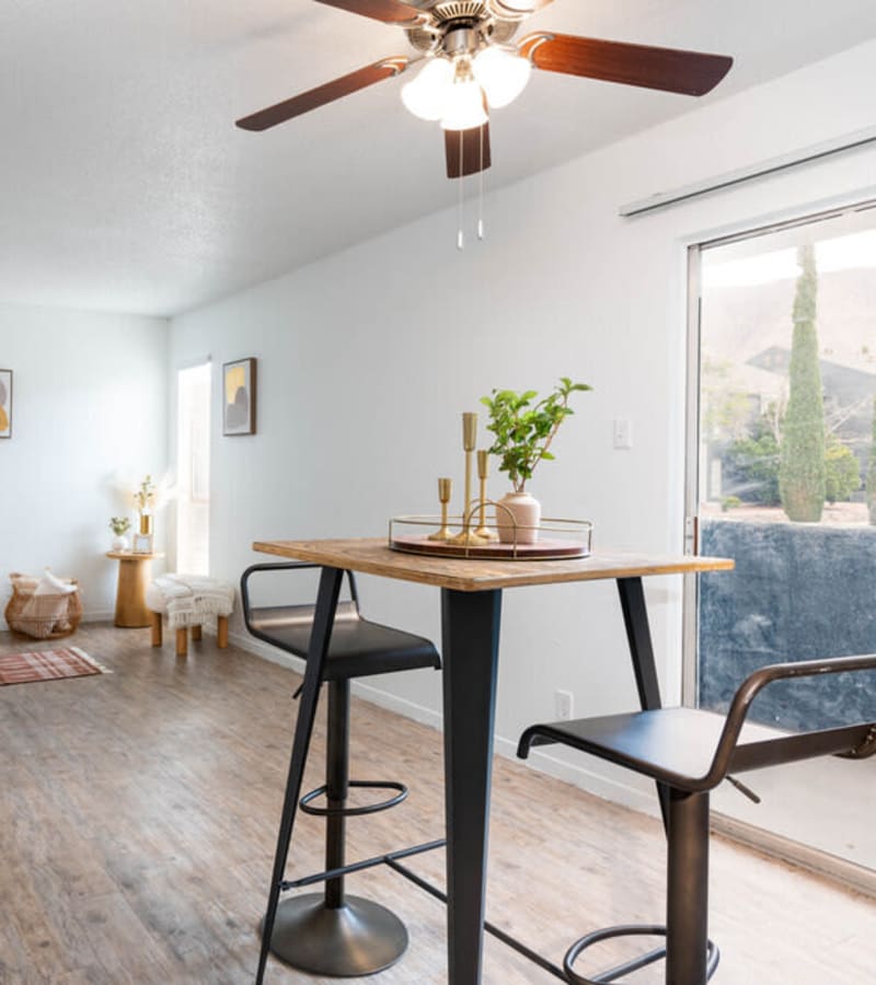 Dining room at Desert Peaks in El Paso, Texas