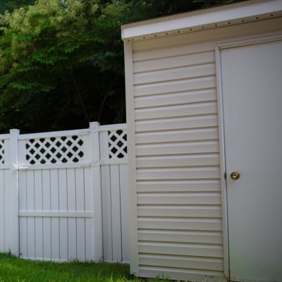 Storage shed at North Severn Village in Annapolis, Maryland