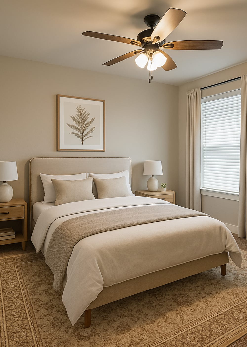 Bedroom at Sycamore Heights Townhomes in Tontitown, Arkansas