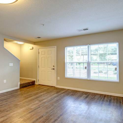Apartment living area at Bayridge Greene in Keyser, West Virginia