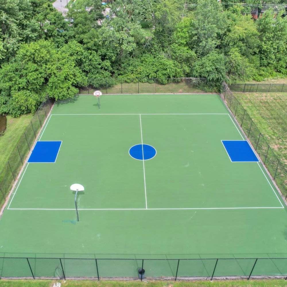 Basket ball ground at Greentree in Indianapolis, Indiana
