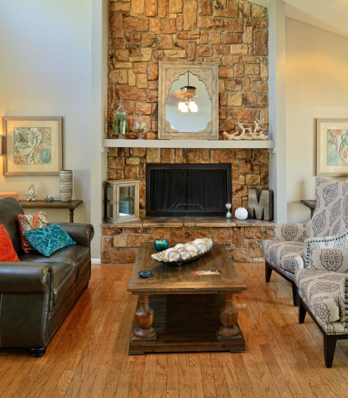 Clubhouse lounge of Mountain Village in El Paso, Texas