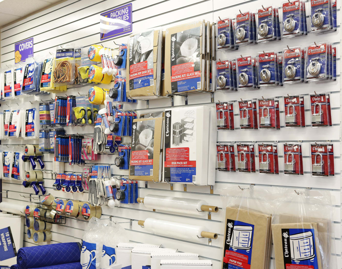 Packing and moving supplies for sale at StoreSmart Self-Storage in Raleigh, North Carolina