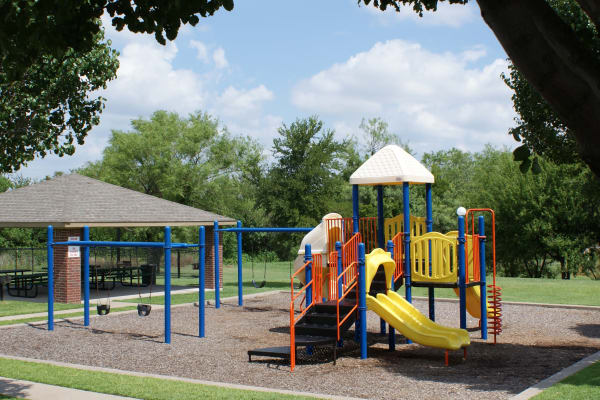 Playground at Carrollton Park of North Dallas