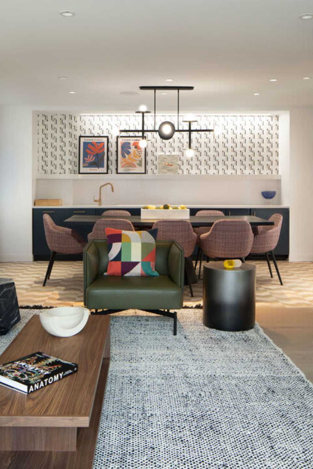 Lounge area at J Vue at The LMA in Boston, Massachusetts