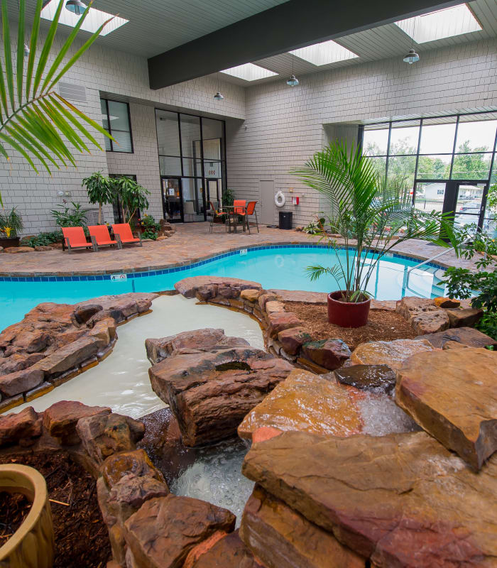 Pool of Silver Springs Apartments in Wichita, Kansas