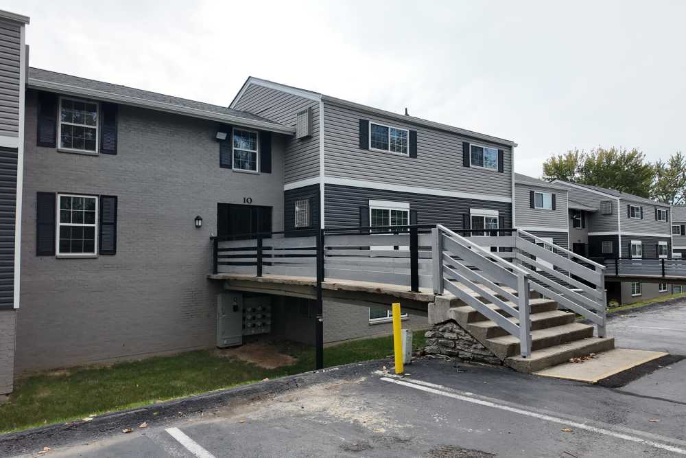 Apartment entrance at Pike Place KY in Highland Heights, Kentucky