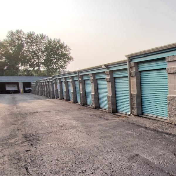 Outdoor storage units at StorQuest Self Storage in Parker, Colorado