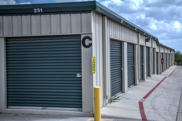 Drive-up access at Lockaway Storage in San Antonio, Texas