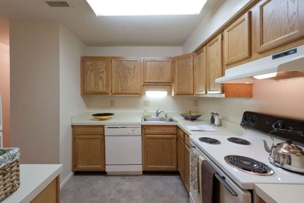 Dishwasher in a kitchen at Smallwood Gardens in Waldorf, Maryland