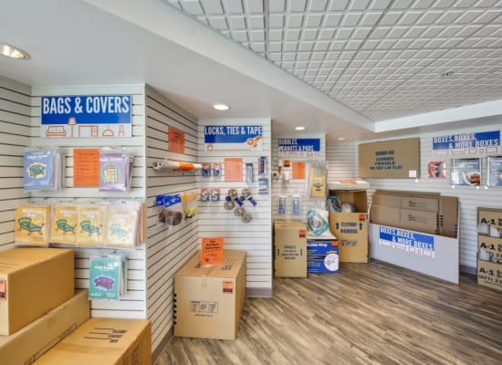 A variety of moving supplies available at A-1 Self Storage in El Cajon, California