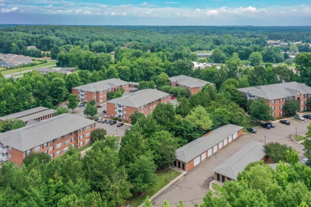 Aerial view at Heritage in Hillsborough, North Carolina