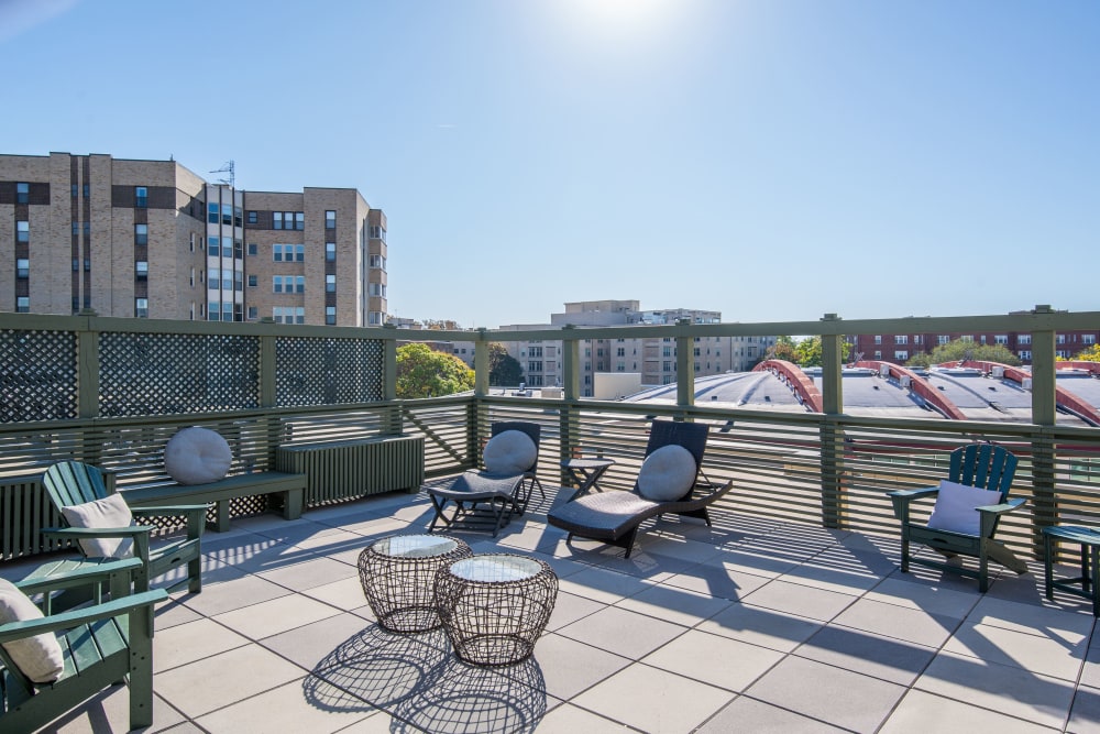 Incredible views from the rooftop lounge at Dorchester West in Washington, District of Columbia